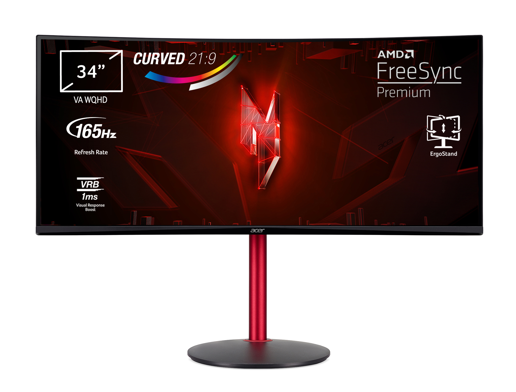Acer Nitro XZ342CUPbmiiphfx, Monitor Gaming PC 34